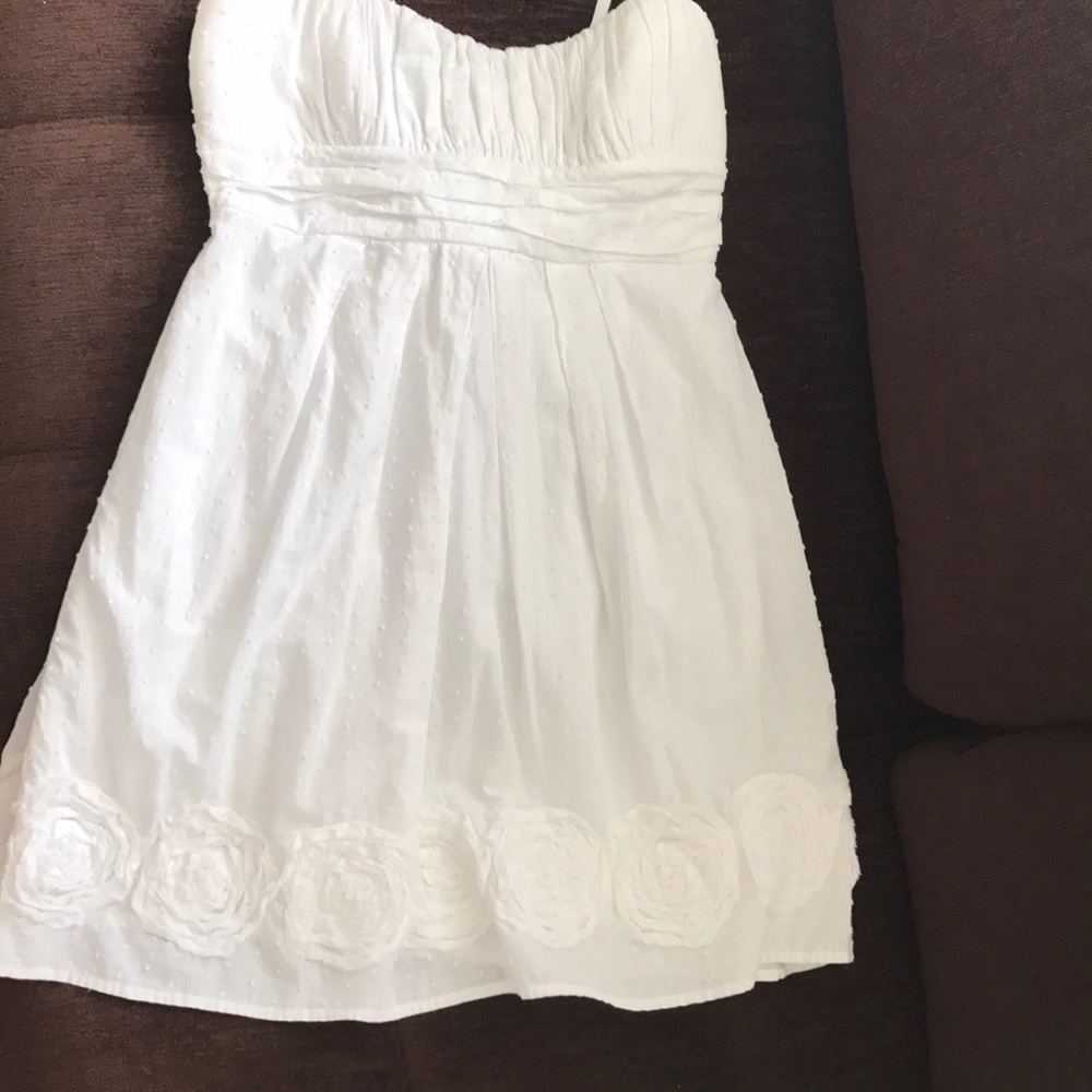 Size teen 13 white spaghetti strap dress